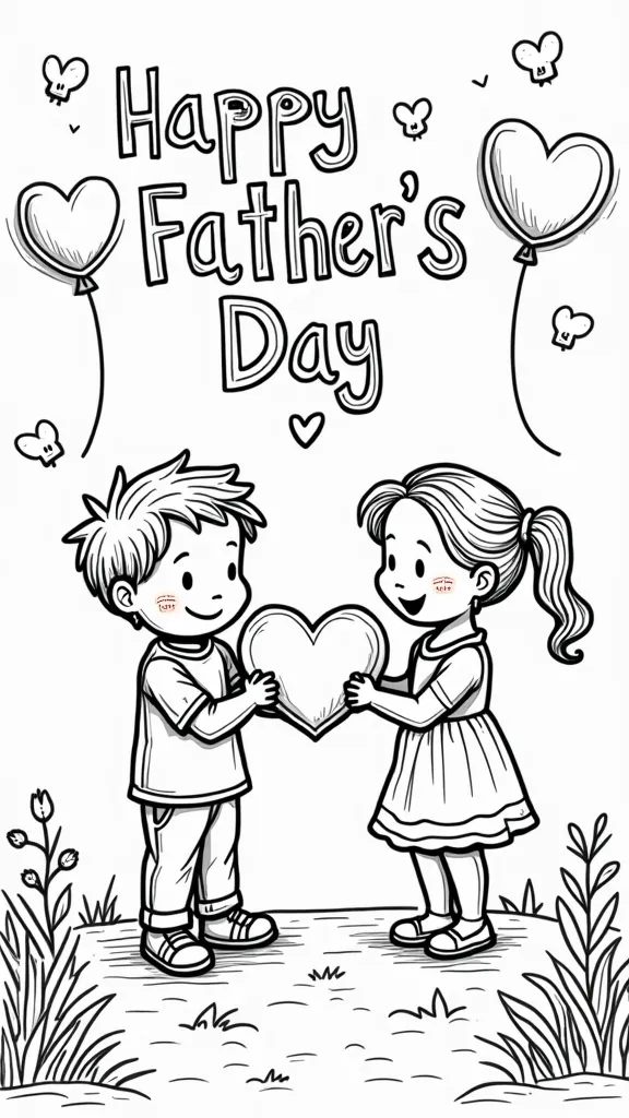 happy father day coloring pages